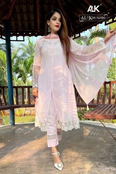 D.NO. 4027A & B BY ALK EMBROIDERY SALWAR KAMEEZ MANUFACTURER IN INDIA